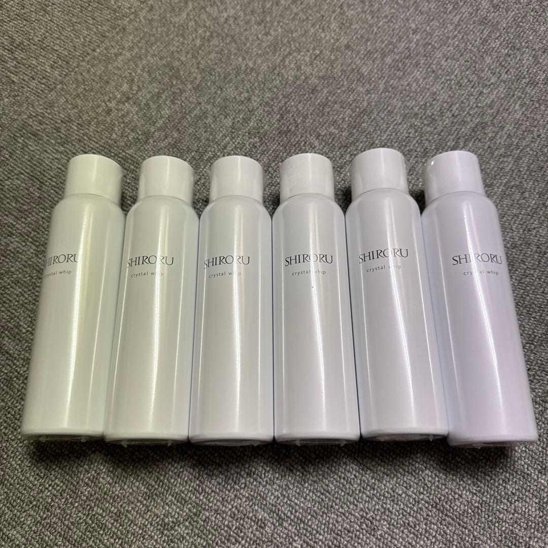 ♥️新品未使用❤️シロルクリスタルホイップ 6本セット シミ SHIRORU 洗顔料