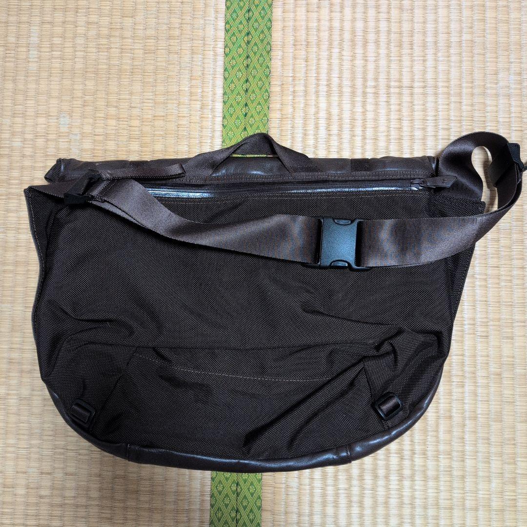 PORTER ZOOM メッセンジャーバッグ ブラウン　レザー