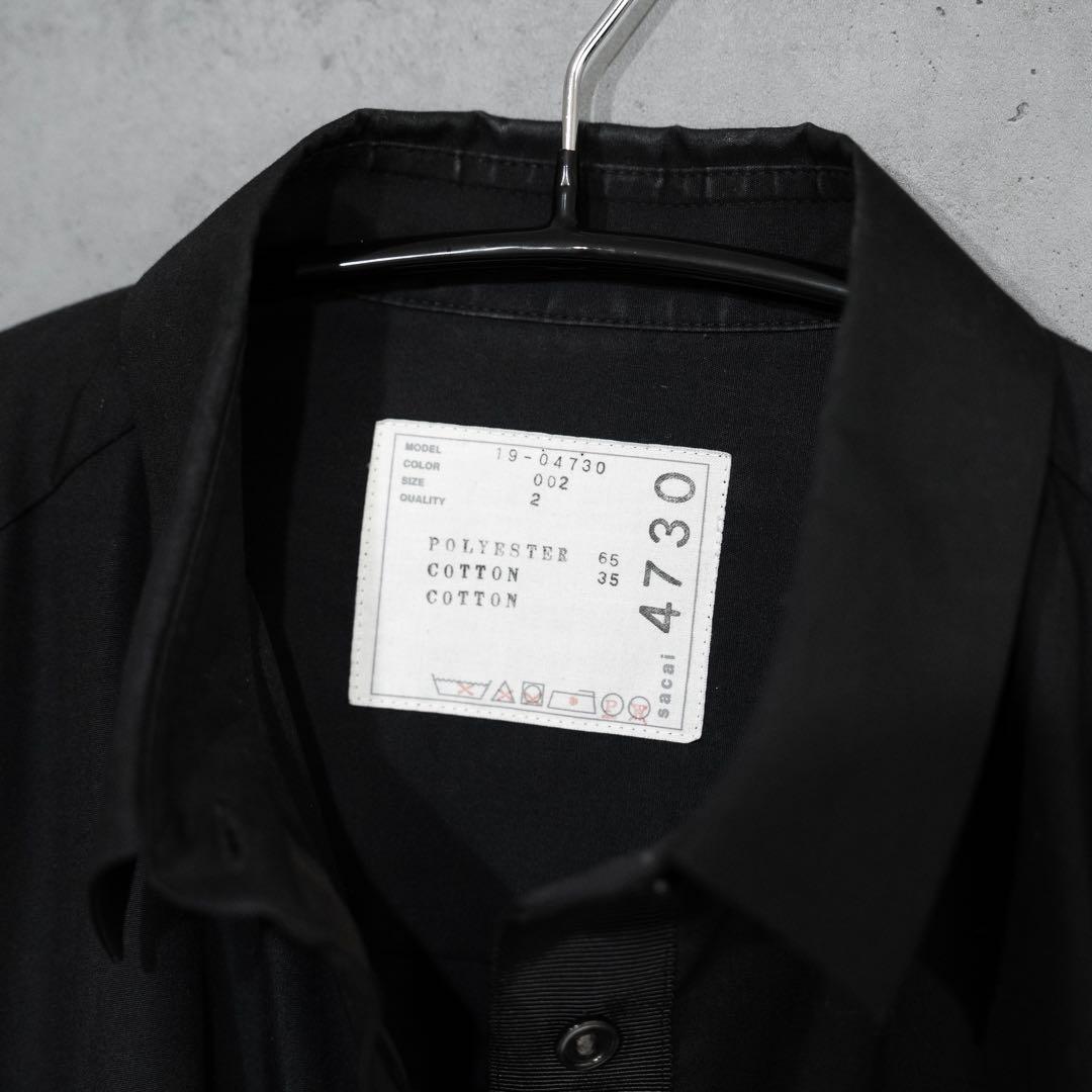 Sacai 19SS Contrast Panel Dress Size 2 黒