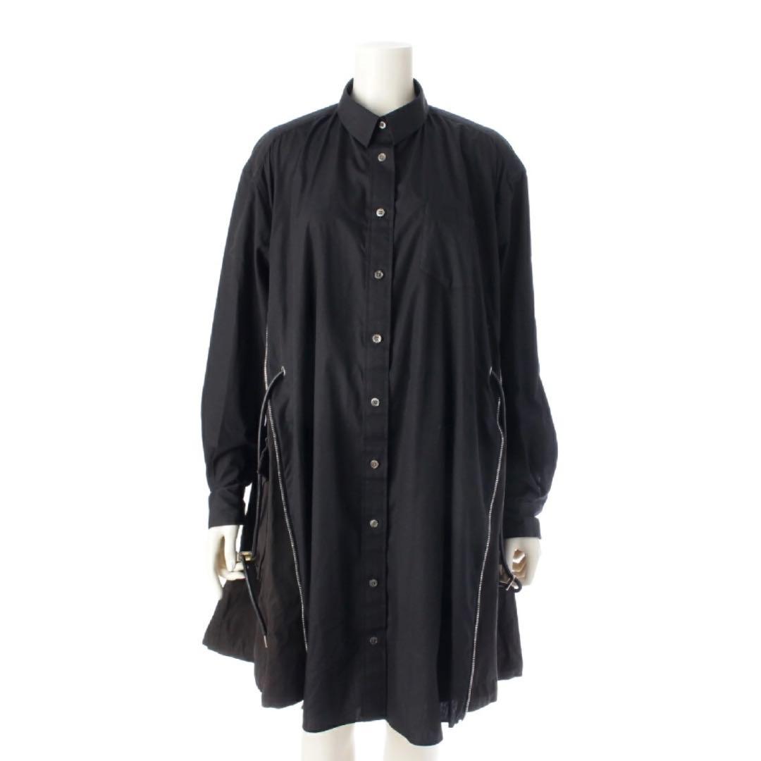 Sacai 19SS Contrast Panel Dress Size 2 黒