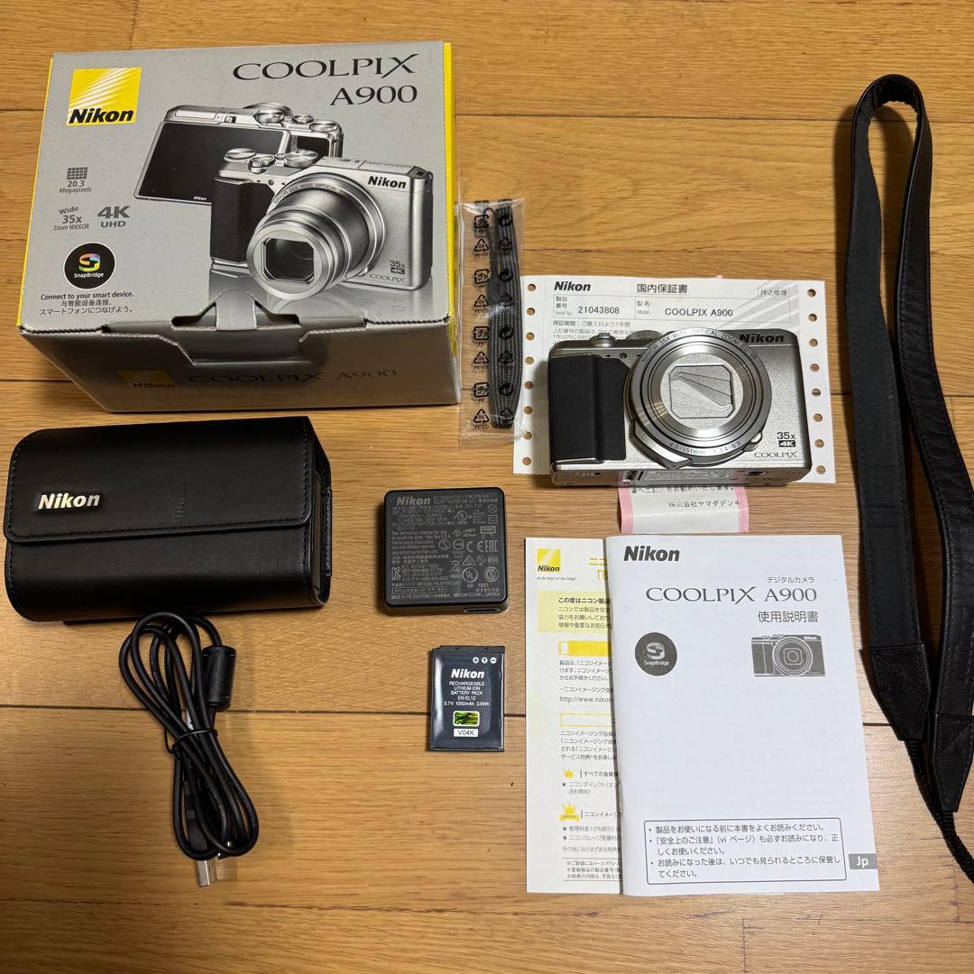 【美品】Nikon COOLPIX A900 シルバー