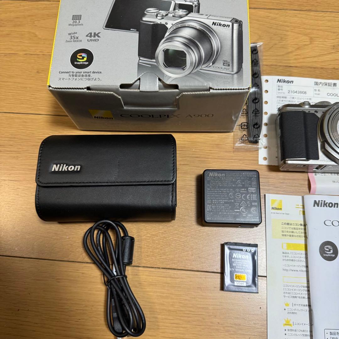 【美品】Nikon COOLPIX A900 シルバー