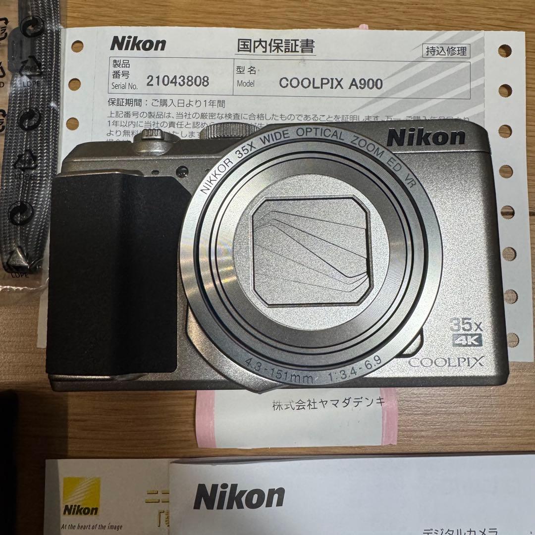 【美品】Nikon COOLPIX A900 シルバー