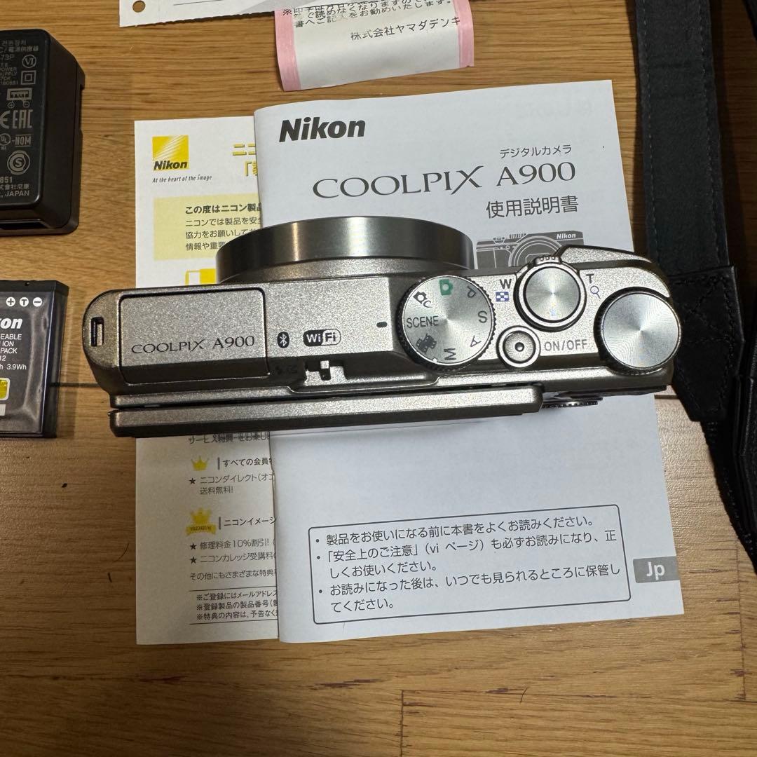 【美品】Nikon COOLPIX A900 シルバー