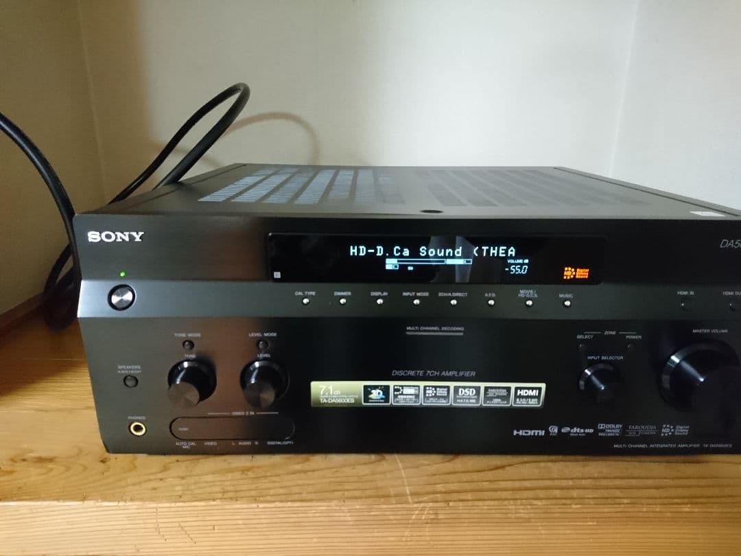 TA-DA5600ES SONY AVアンプ 動作ok リモコン有