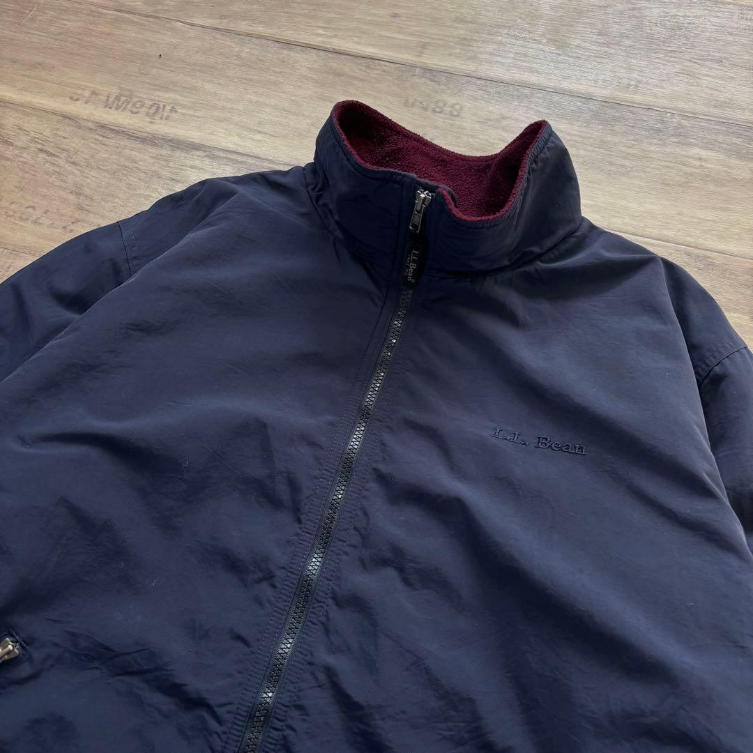 たけおL.L.Bean エルエルビーンウォームアップジャケットネイビーフリ