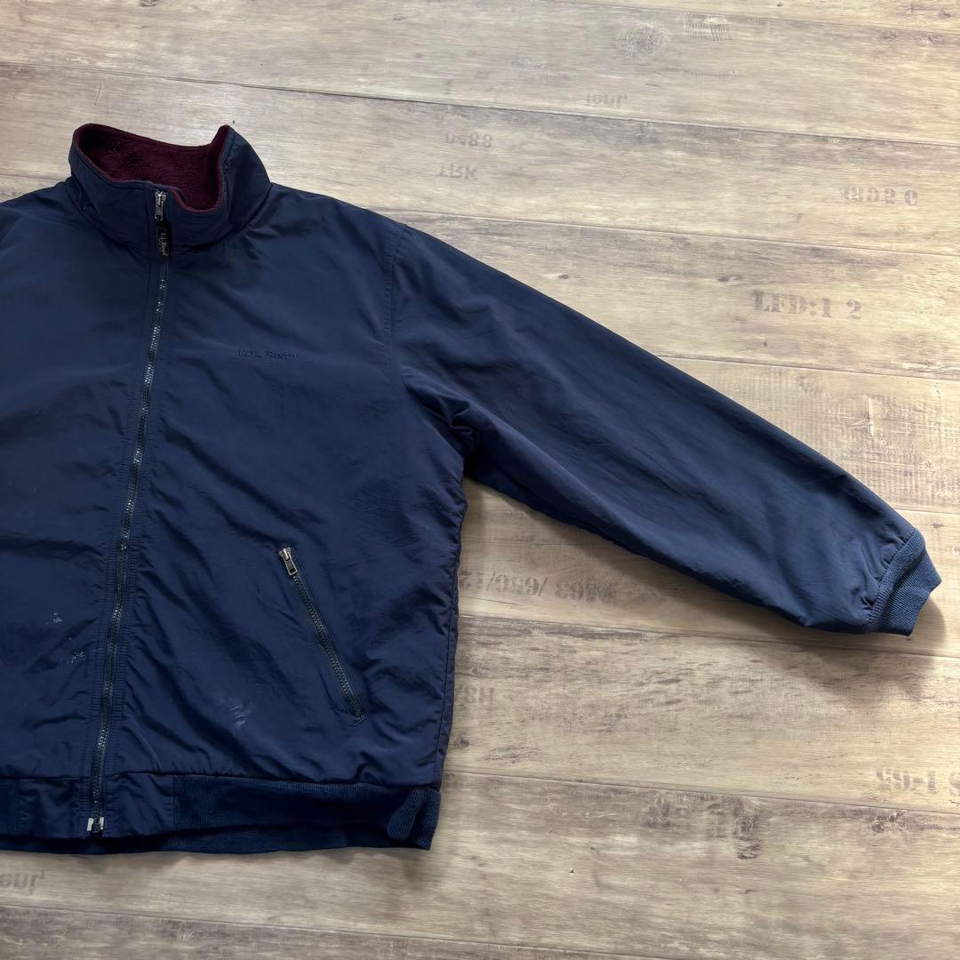 たけおL.L.Bean エルエルビーンウォームアップジャケットネイビーフリ