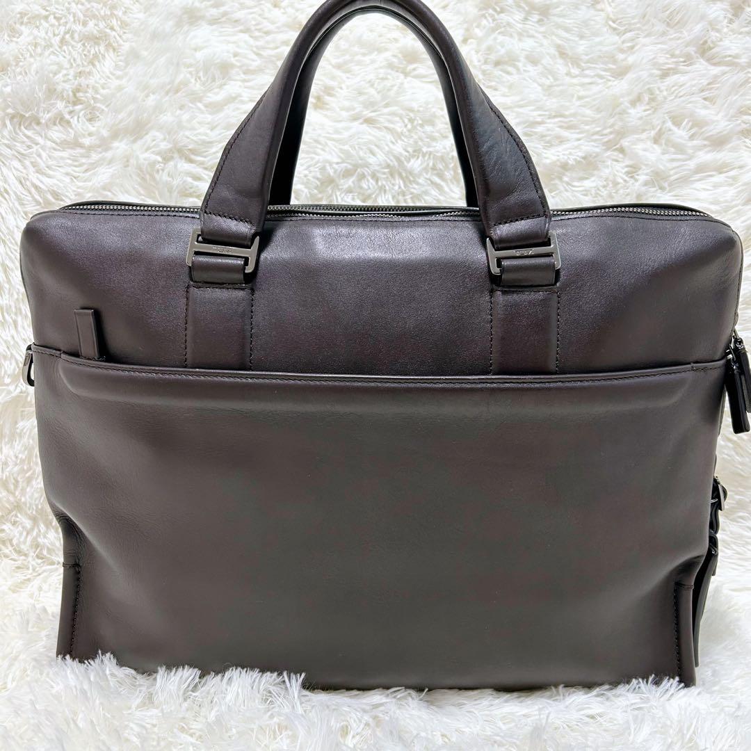 【極美品】トゥミ ビジネスバッグ ブリーフケース オールレザー 2way 2層式