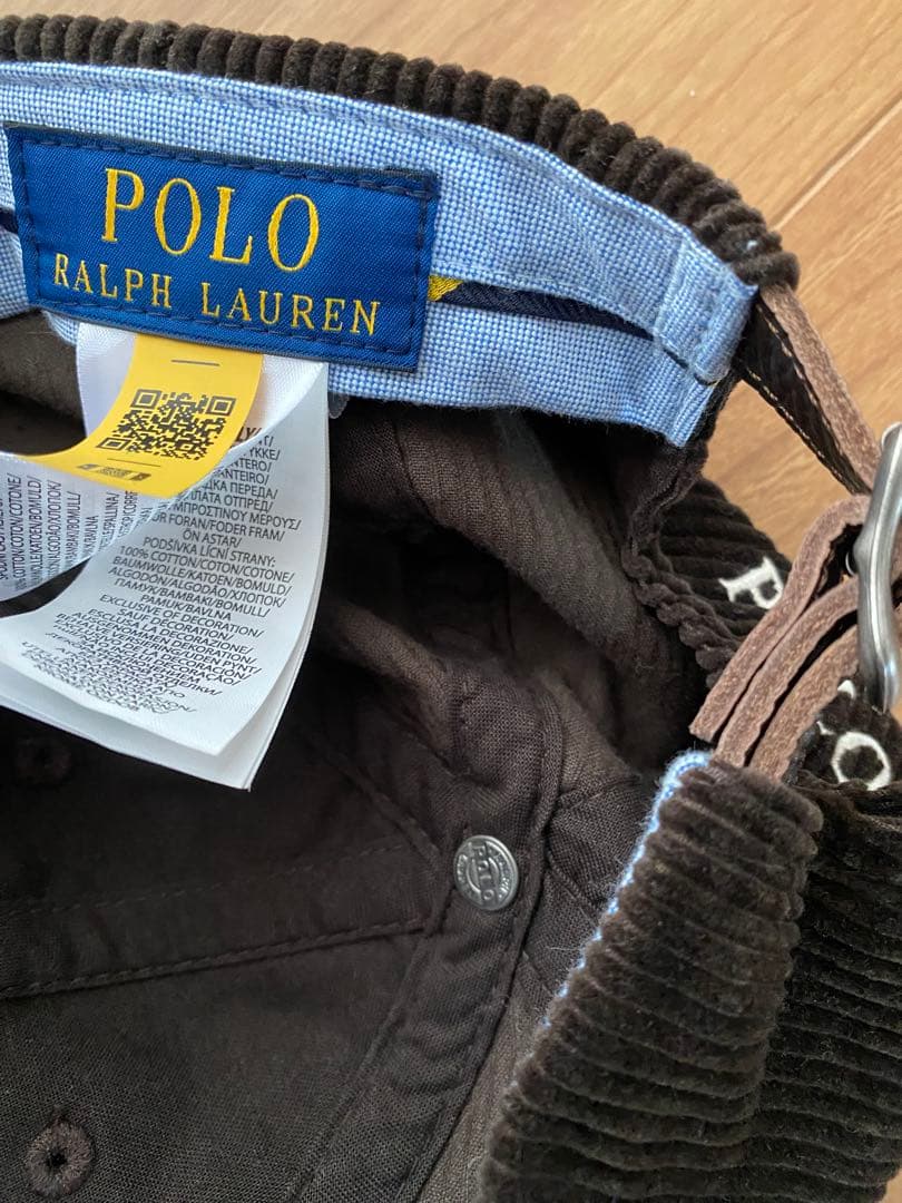 POLO RALPH LAURENポロラルフローレンコーデュロイボールキャップ
