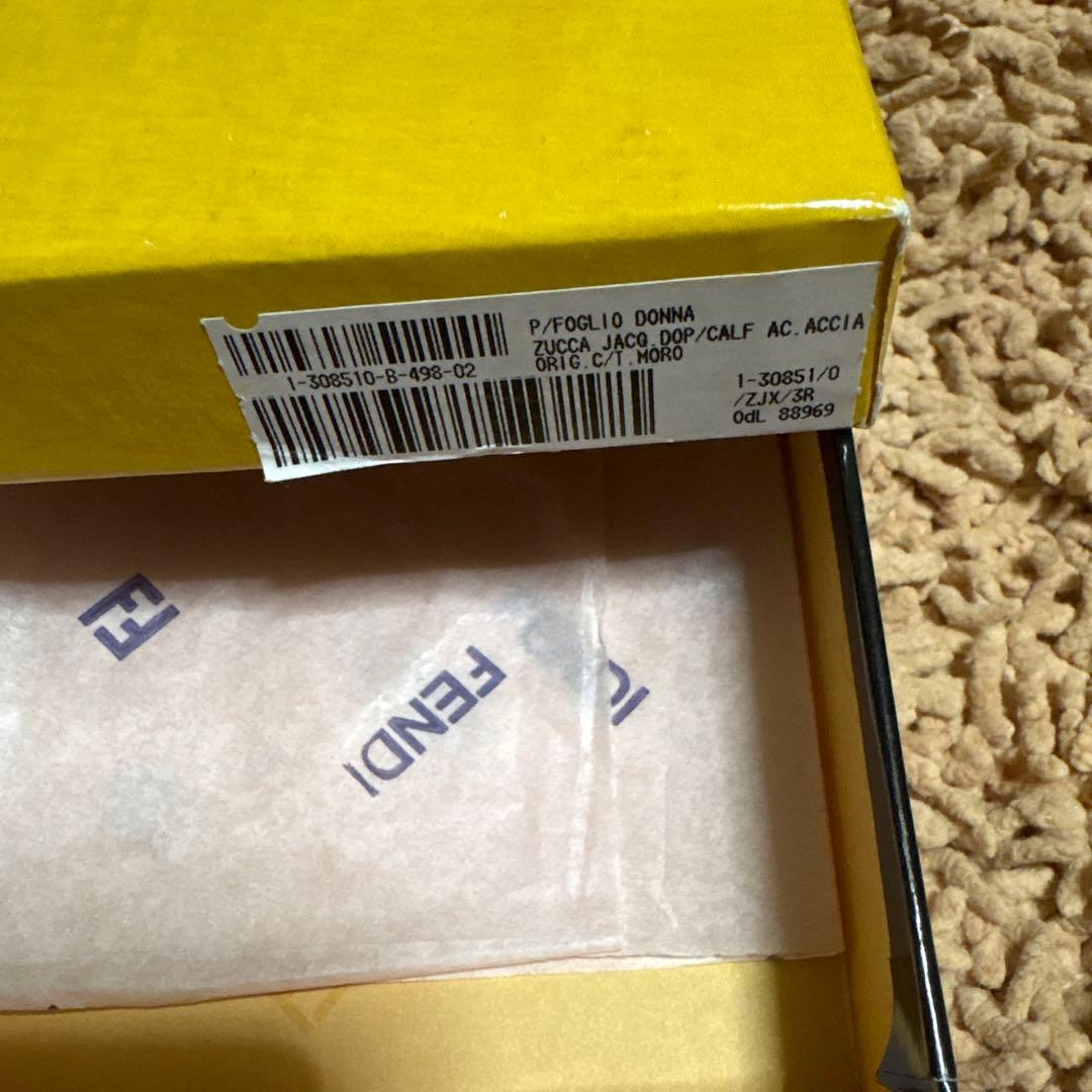 オールド FENDI キャンバス ズッカ柄　長財布 箱付き