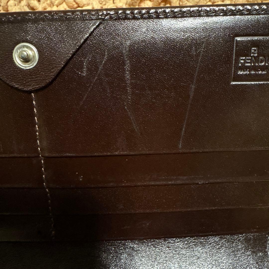 オールド FENDI キャンバス ズッカ柄　長財布 箱付き