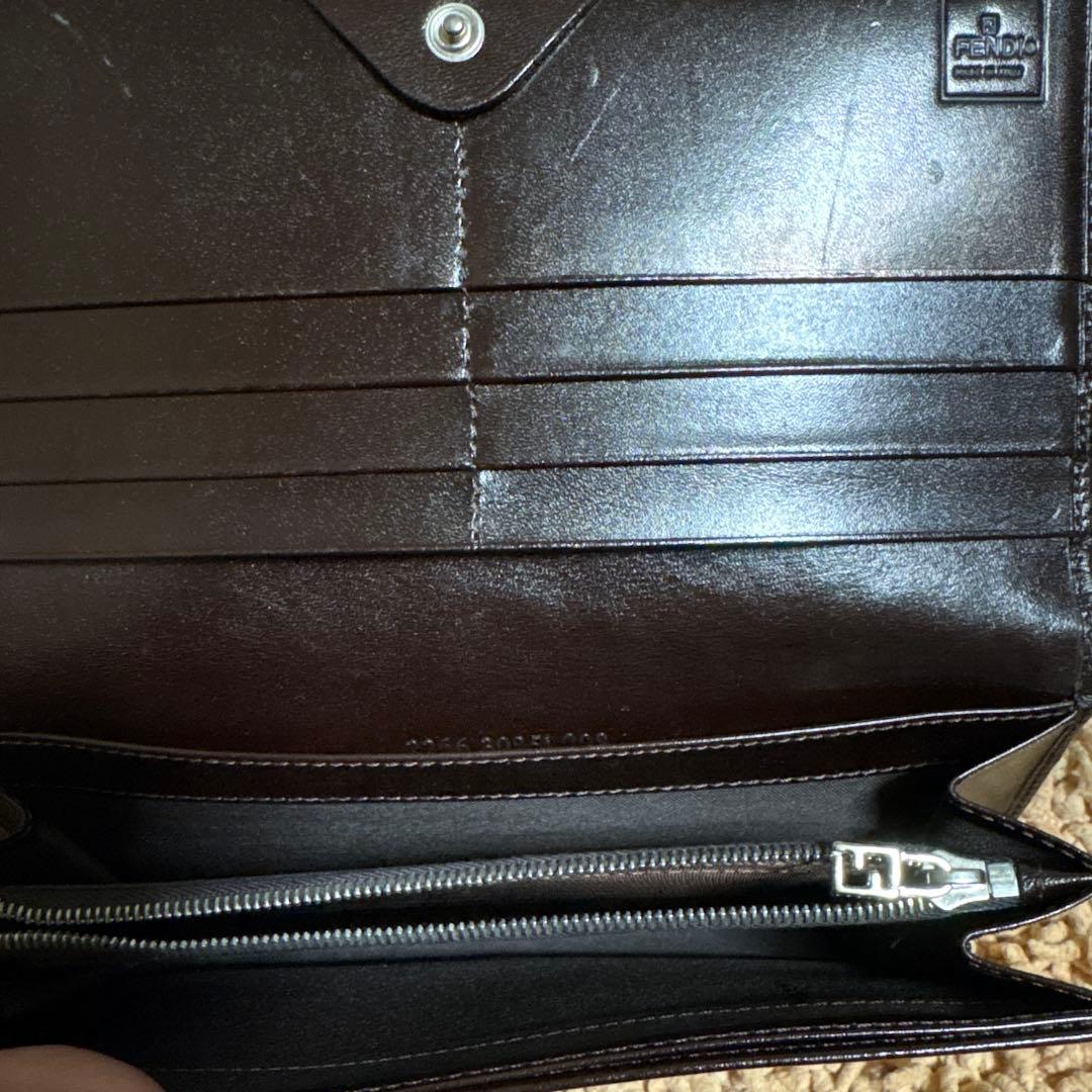 オールド FENDI キャンバス ズッカ柄　長財布 箱付き