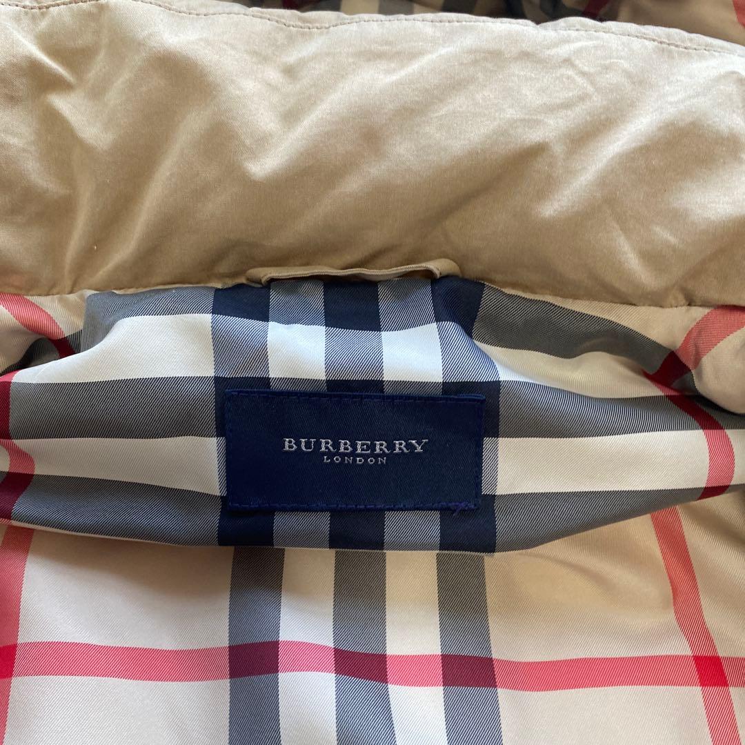 バーバリー　3WAY ダウンジャケット　ダウンベスト　ベージュ　メガチェック M