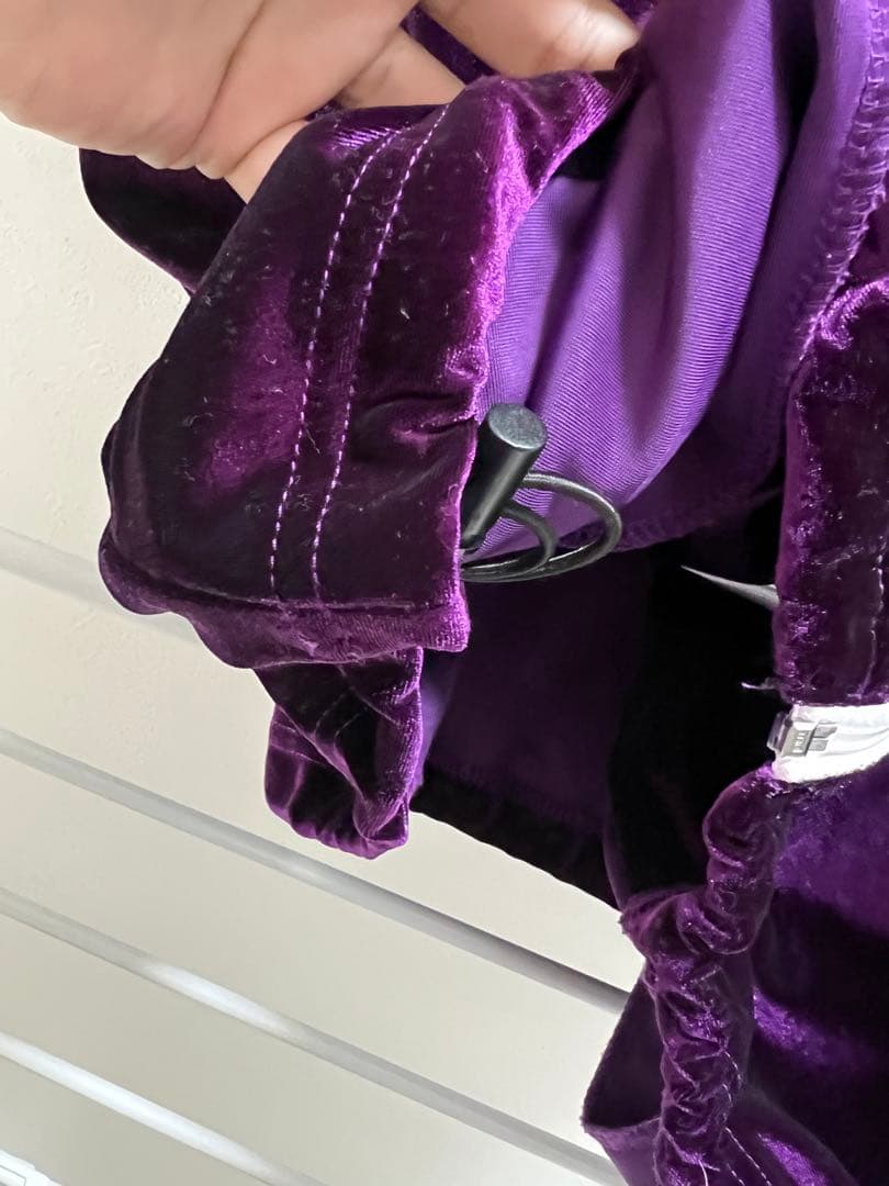 【GALFY】【美品】ベロア 半袖セットアップ 中型犬