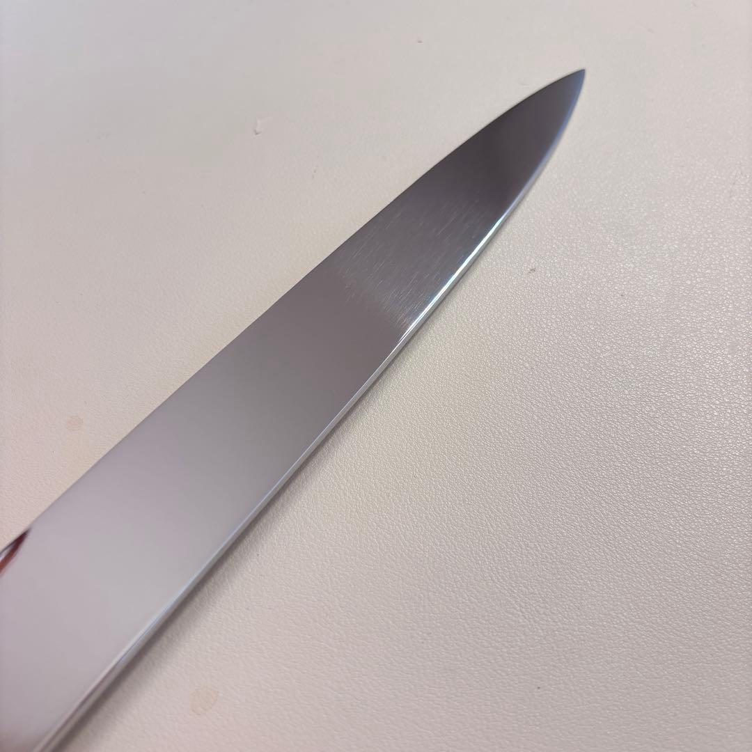 【鞘付き】 270mm柳刃包丁 鏡面　黒檀水牛八角柄 全鋼 和包丁'ᘲ