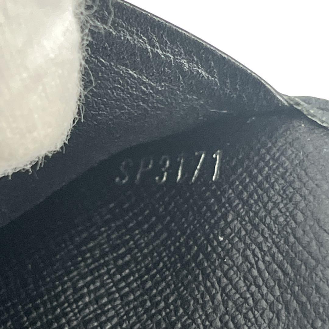 ルイヴィトン　長財布　タイガ　ポルトフォイユ・ブラザ　プラザ　レザー　ブラック