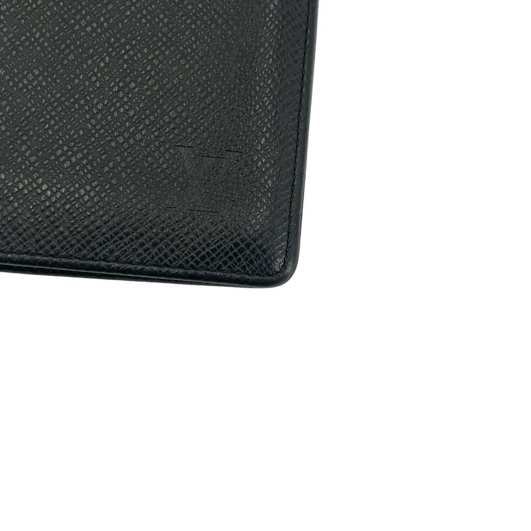 ルイヴィトン　長財布　タイガ　ポルトフォイユ・ブラザ　プラザ　レザー　ブラック