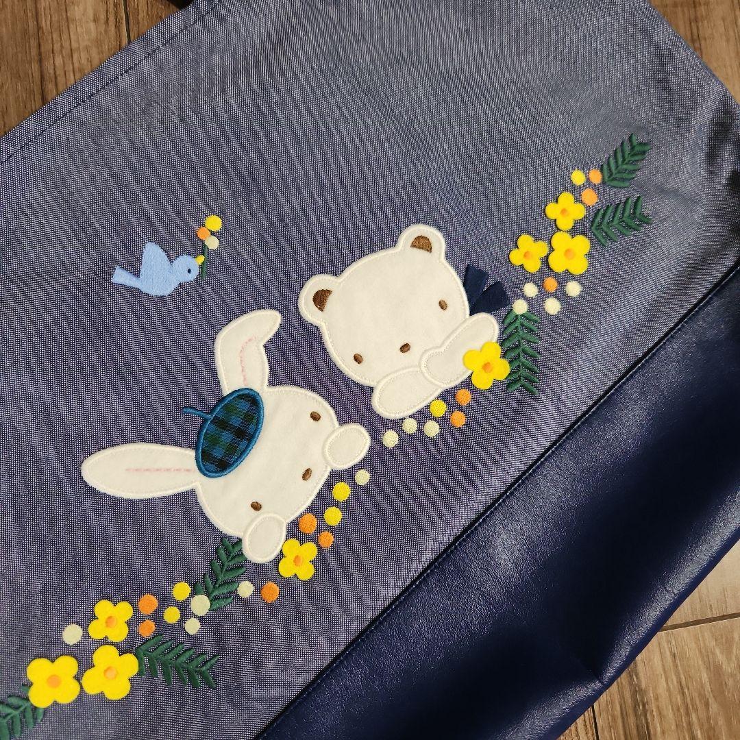 Familiar　ファミリア　ファミリアショー　ミモザ　デニム　レッスンバッグ