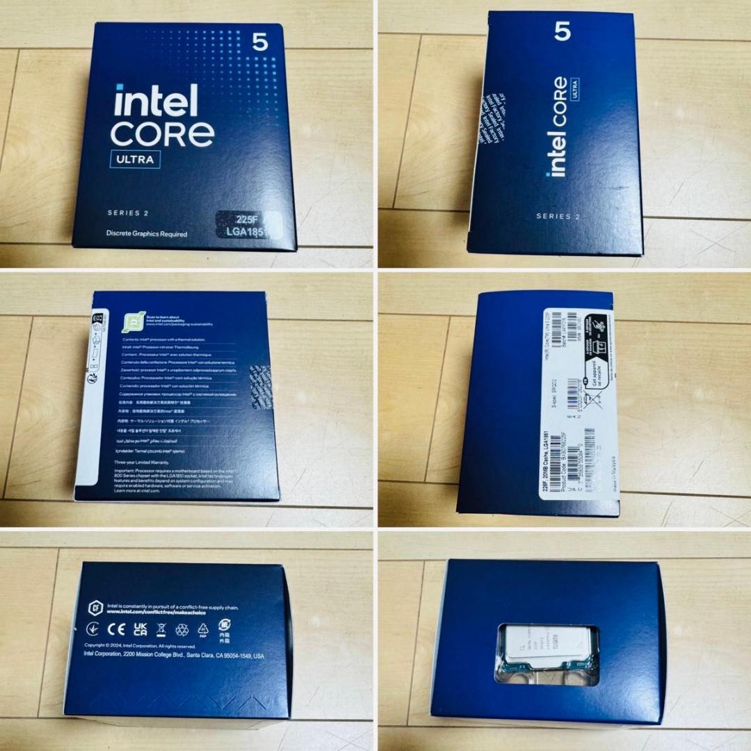 新品未開封　Intel MM99CN9C CoreU5-225F LGA1851