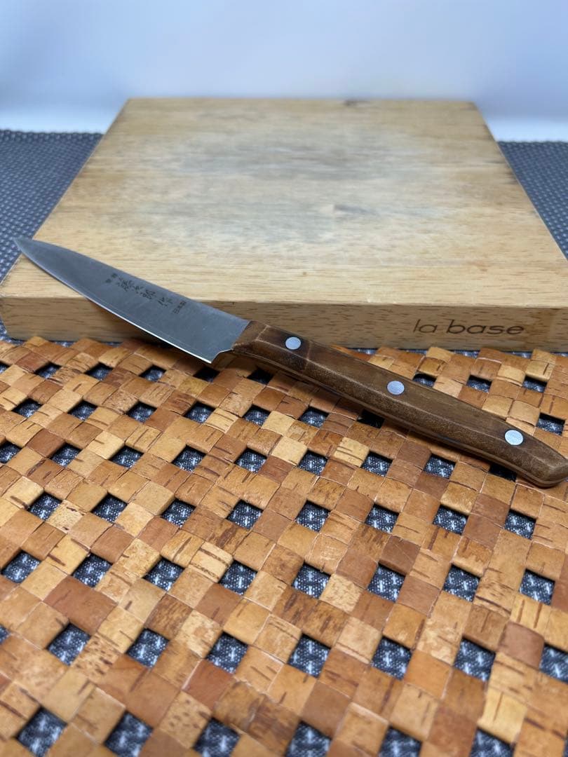 la baseラバーゼ まな板➕オリーブウッド ペティナイフ