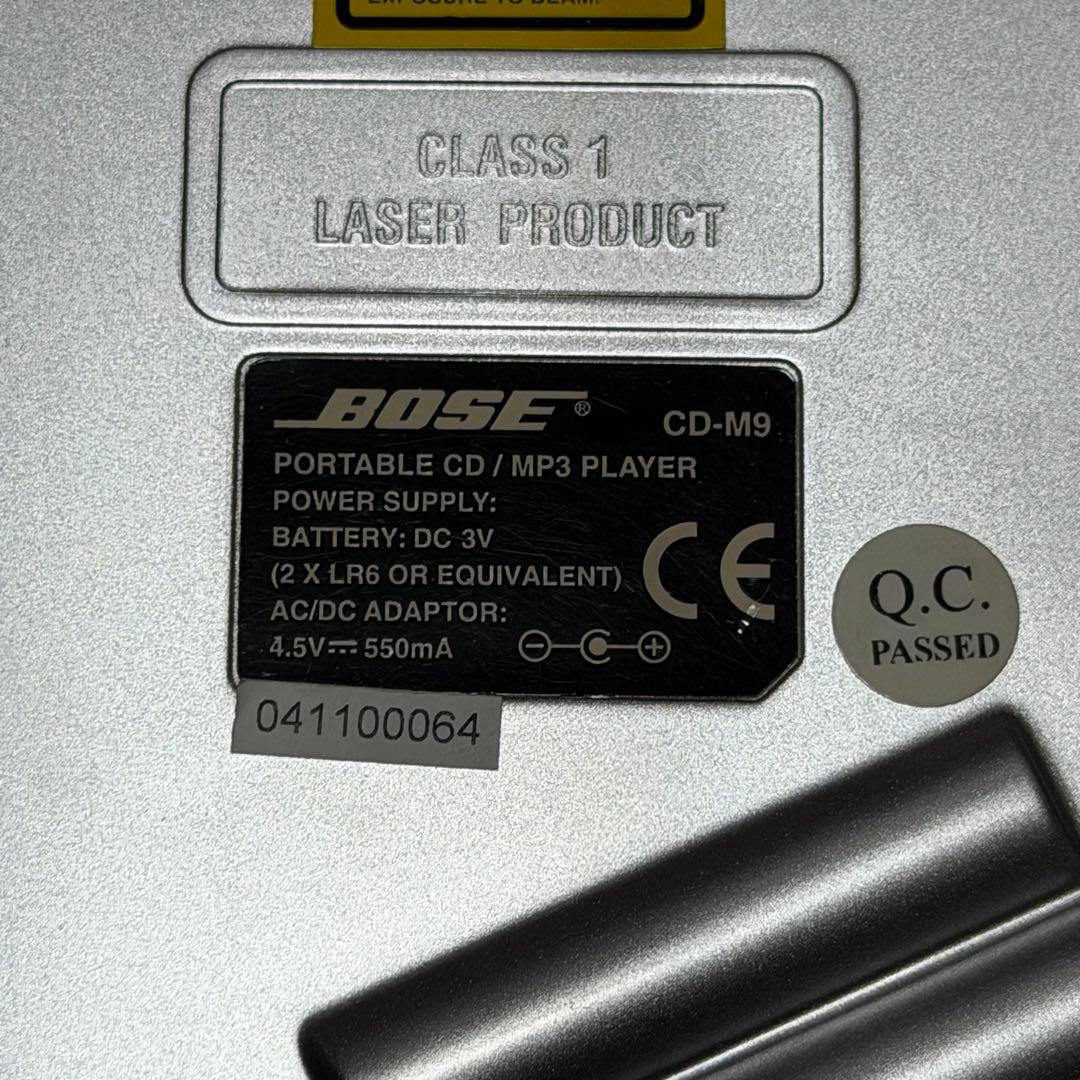 BOSE ポータブルCDプレーヤー CD-M9
