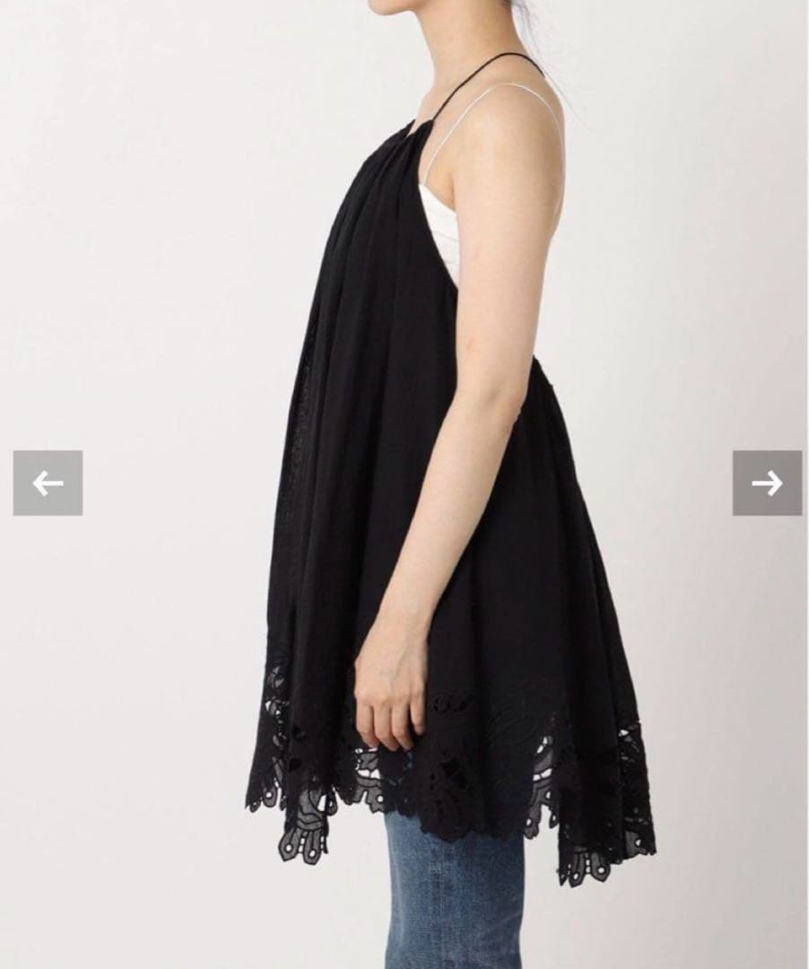 けい◇plage プラージュRAMIE COTTON EMBRO キャミ