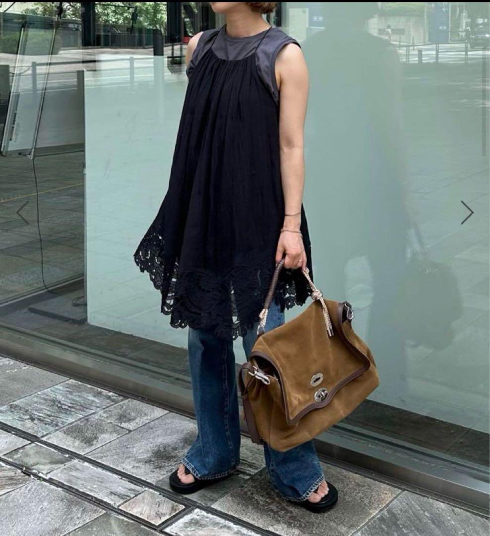 けい◇plage プラージュRAMIE COTTON EMBRO キャミ