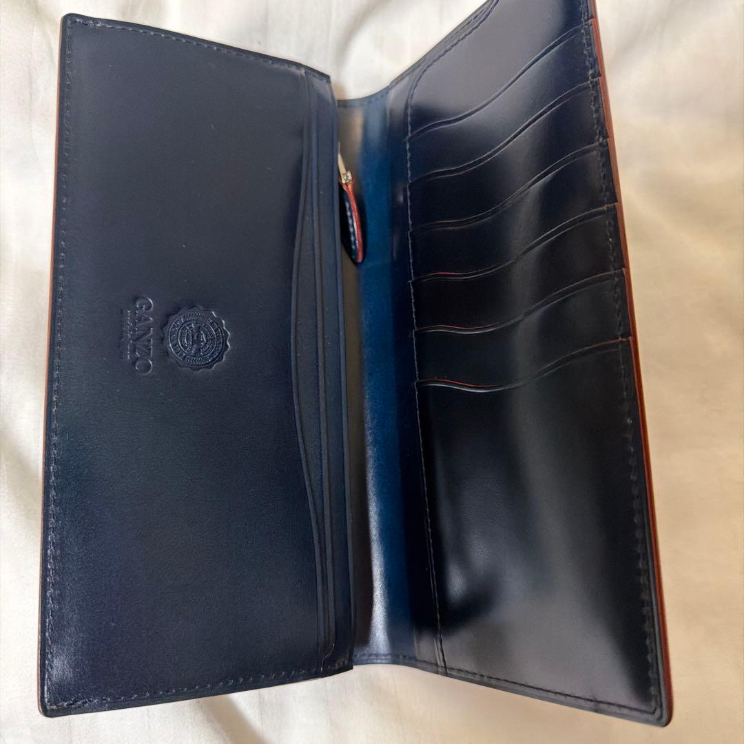 ガンゾ　ganzo コードバン　ルチダ　ファスナー付き長財布　限定品