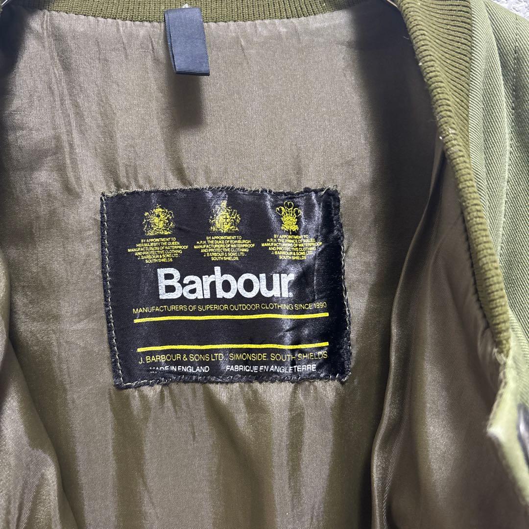 Barbour キルティングベスト　オリーブグリーン