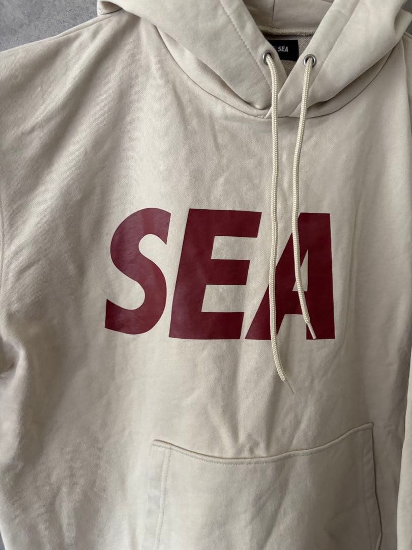 ウィンダンシー WIND AND SEA　ロゴプルオーバーパーカー