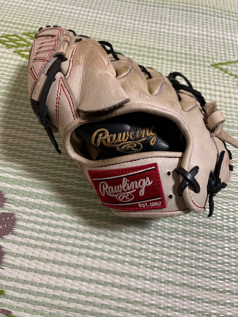 ア*ー様 軟式グローブ 左投げ投手用　キャッチャーミット右投げ