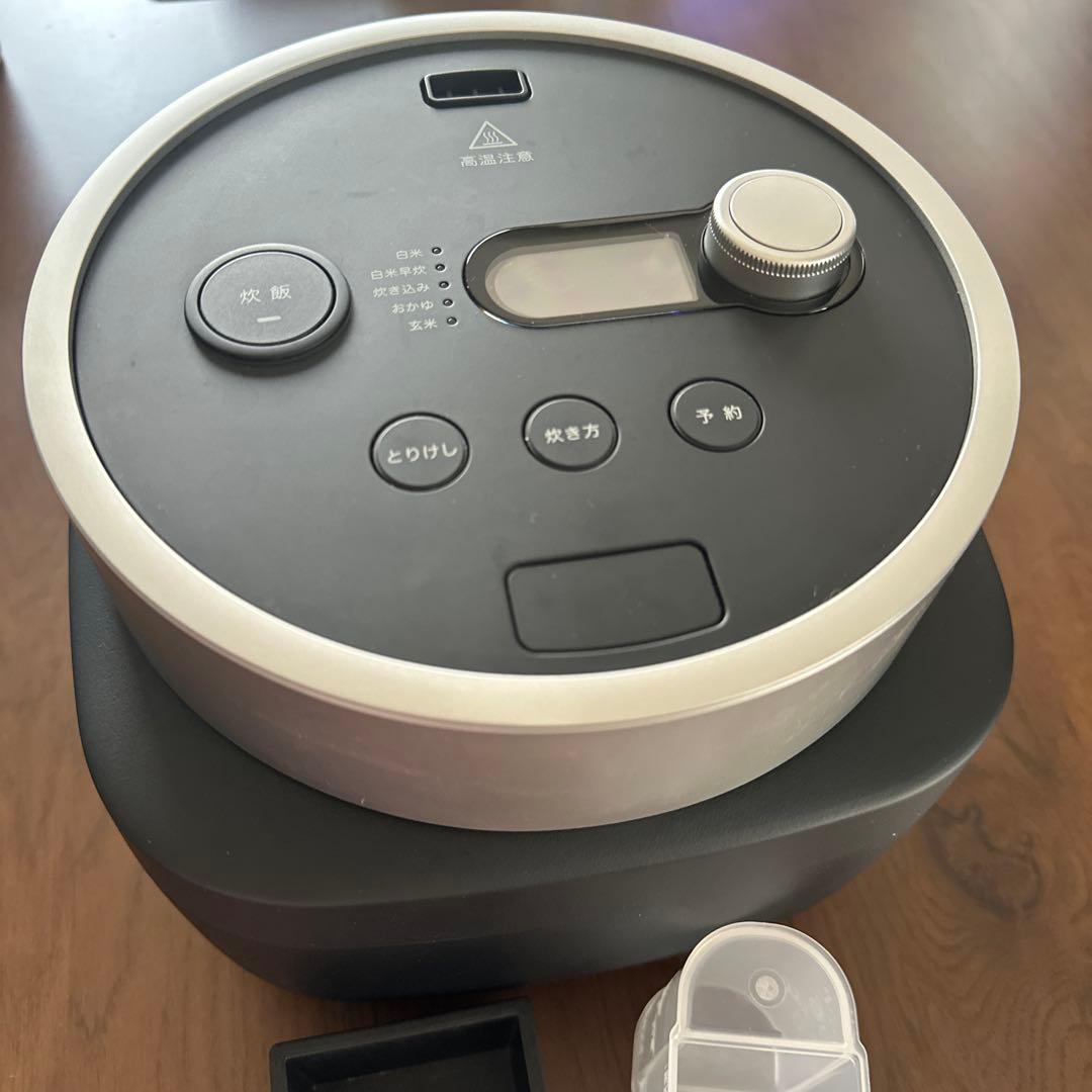 【美品】BALMUDA K08A-BK バルミューダ 炊飯器