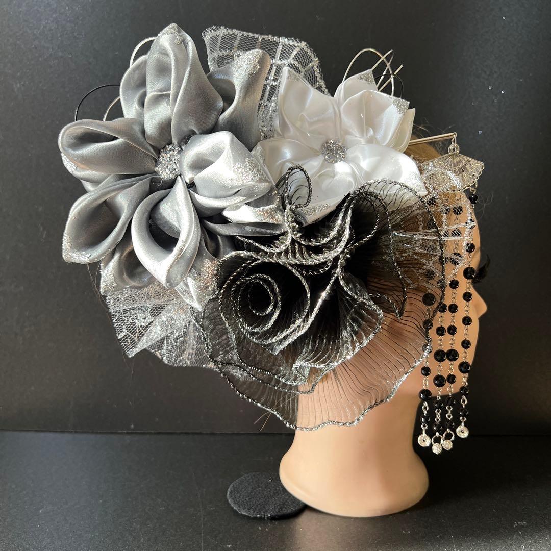 髪飾り・簪・成人式・結婚式・つまみ細工・豪華・ド派手・振袖・花魁・キラキラ