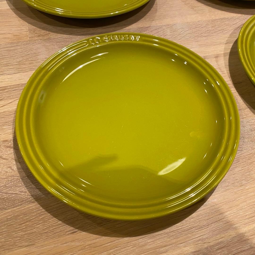 LE CREUSET ピーコック ペアグリーン ７点セット