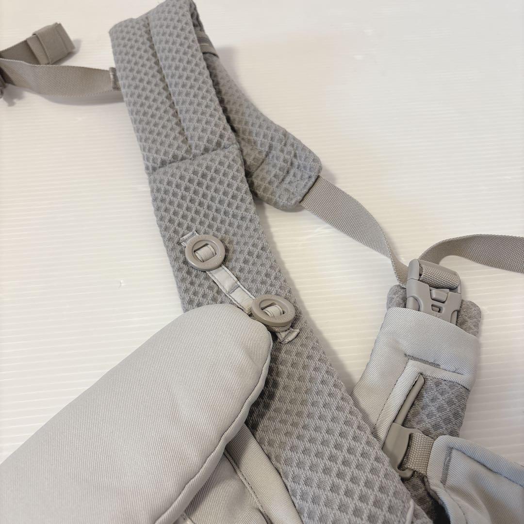 【美品】 エルゴベビー オムニブリーズ 抱っこ紐 パールグレー