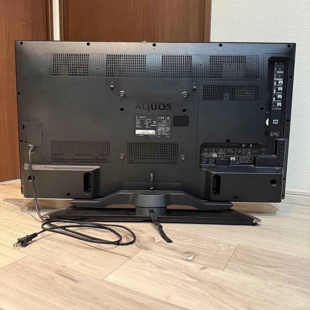 SHARP AQUOS LC-40U45 40型 2017年製 4Kテレビ 可動