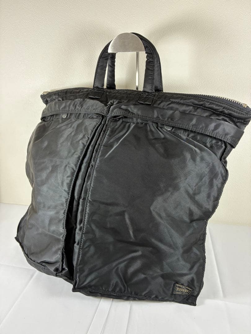 [極美品] PORTER タンカー 2way ヘルメットバッグ ブラック