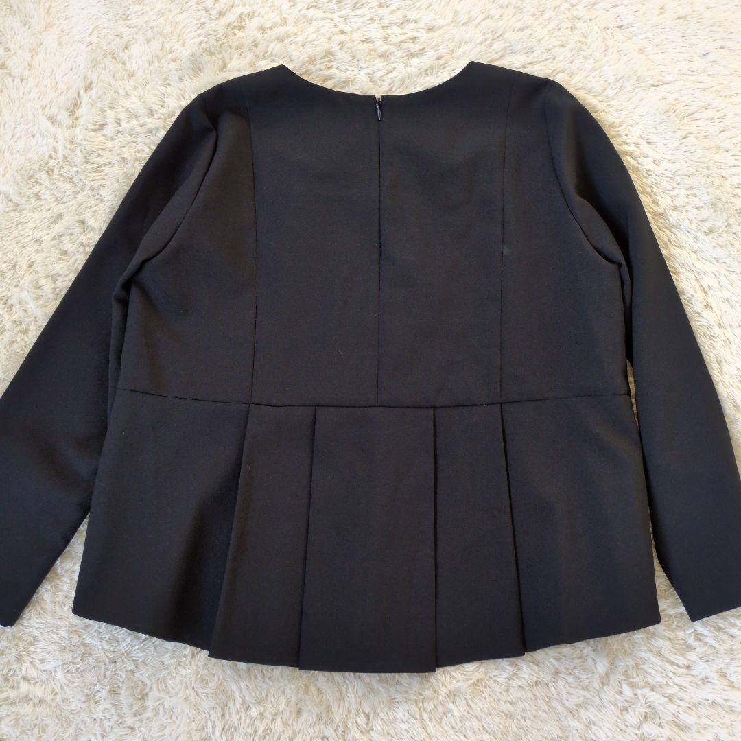 mica&deal　 バックプリーツ　　38　ネイビー　セレモニー