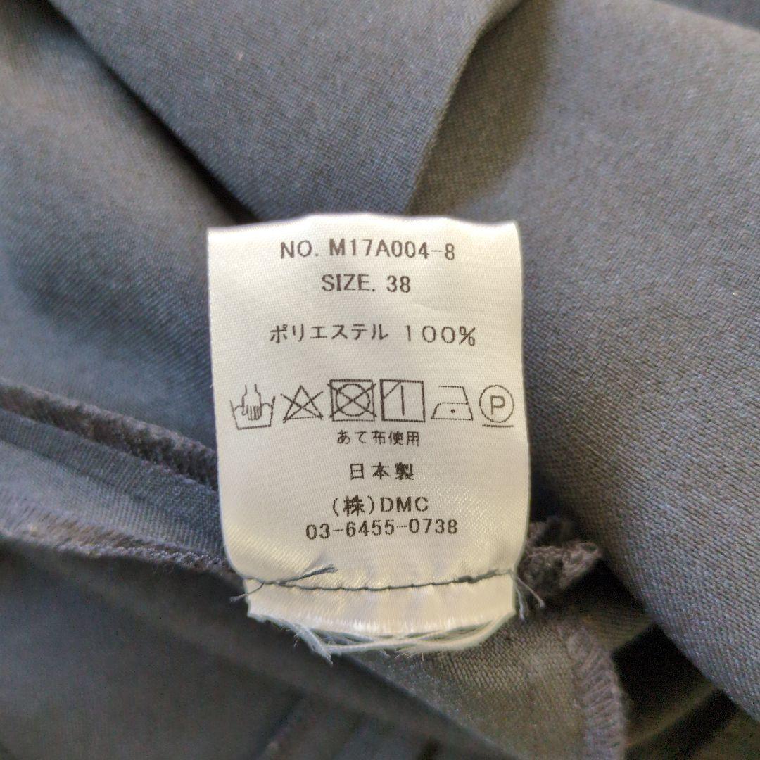 mica&deal　 バックプリーツ　　38　ネイビー　セレモニー