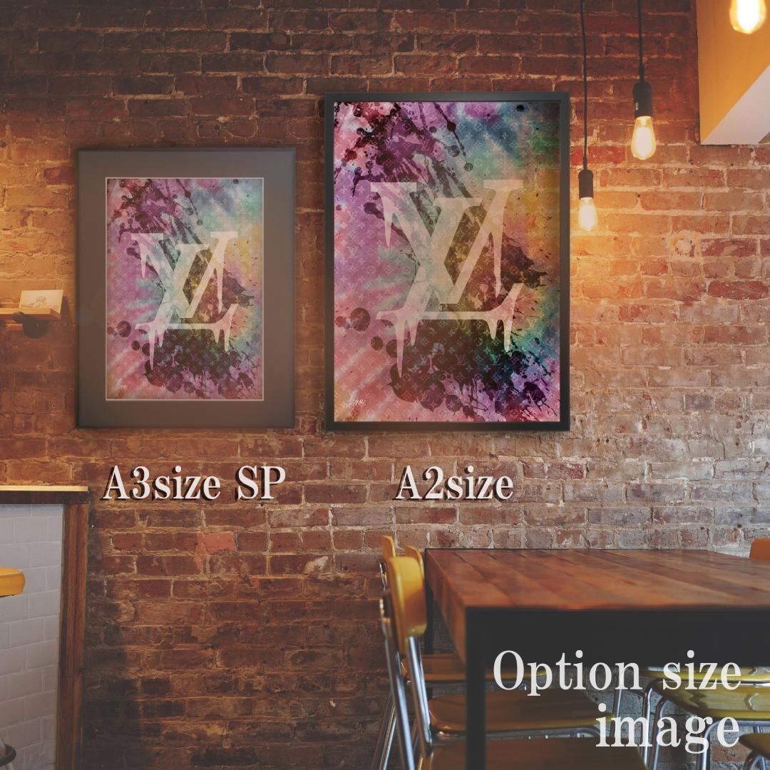 オマージュアートインテリアポスター＃214★ドル札ハンドメイドパロディタイプ