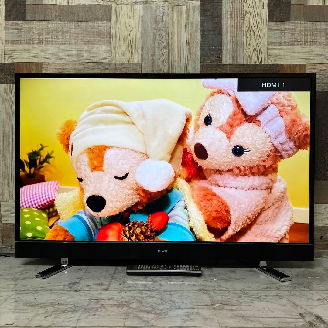 即日受渡割❣️全国送料込アイワ液晶テレビ43型 /4K対応Wチューナーで裏番組対応