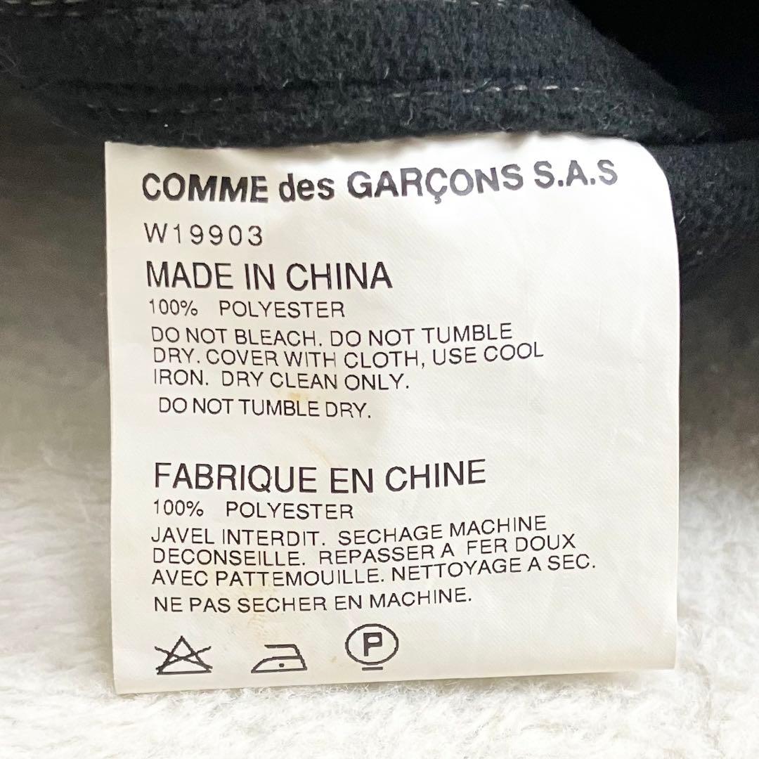 コムデギャルソンシャツ フーディー プルオーバー ポンチョ コート ブラウン