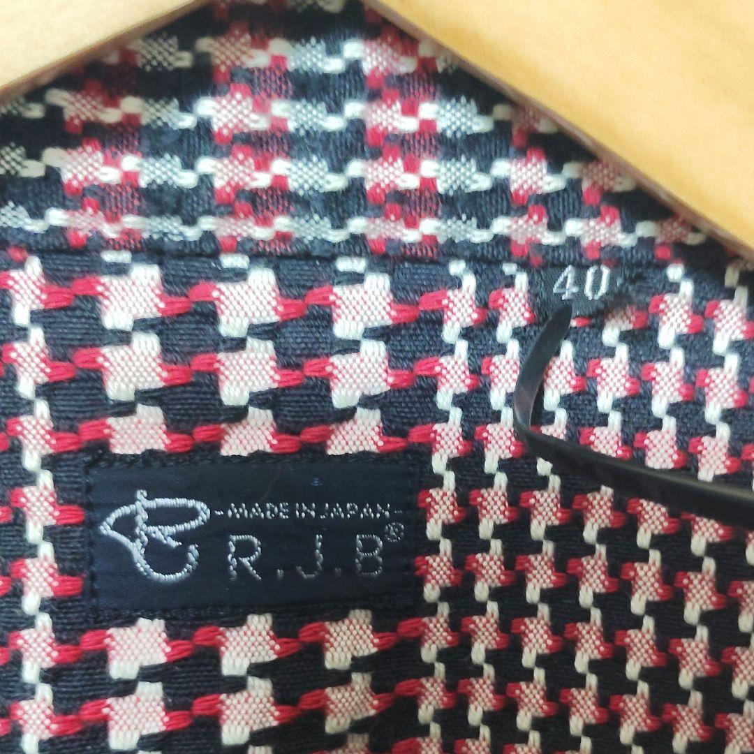 美品 R.J.B フラットヘッド グレンチェックシャツ 美品
