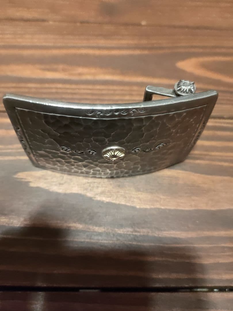 ARIZONA FREEDOM SV925 K18 太陽神 バックル 唐草 叩き