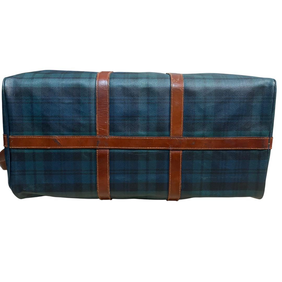 美品 ポロラルフローレン ボストンバッグ 2way チェック PVC 大容量