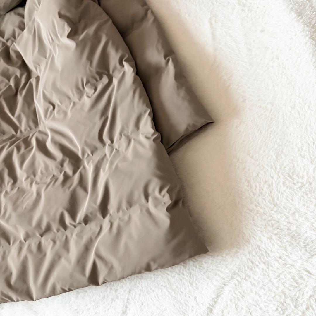 5518 美品✨ ザラ ZARA ダウンコート グレージュ XXL フード付き