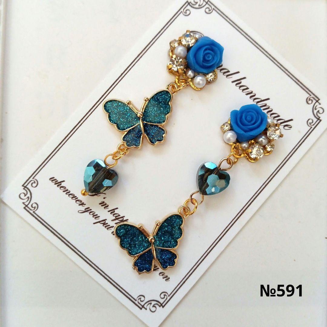 ♡ハンドメイド♡ビジューピアスイヤリング