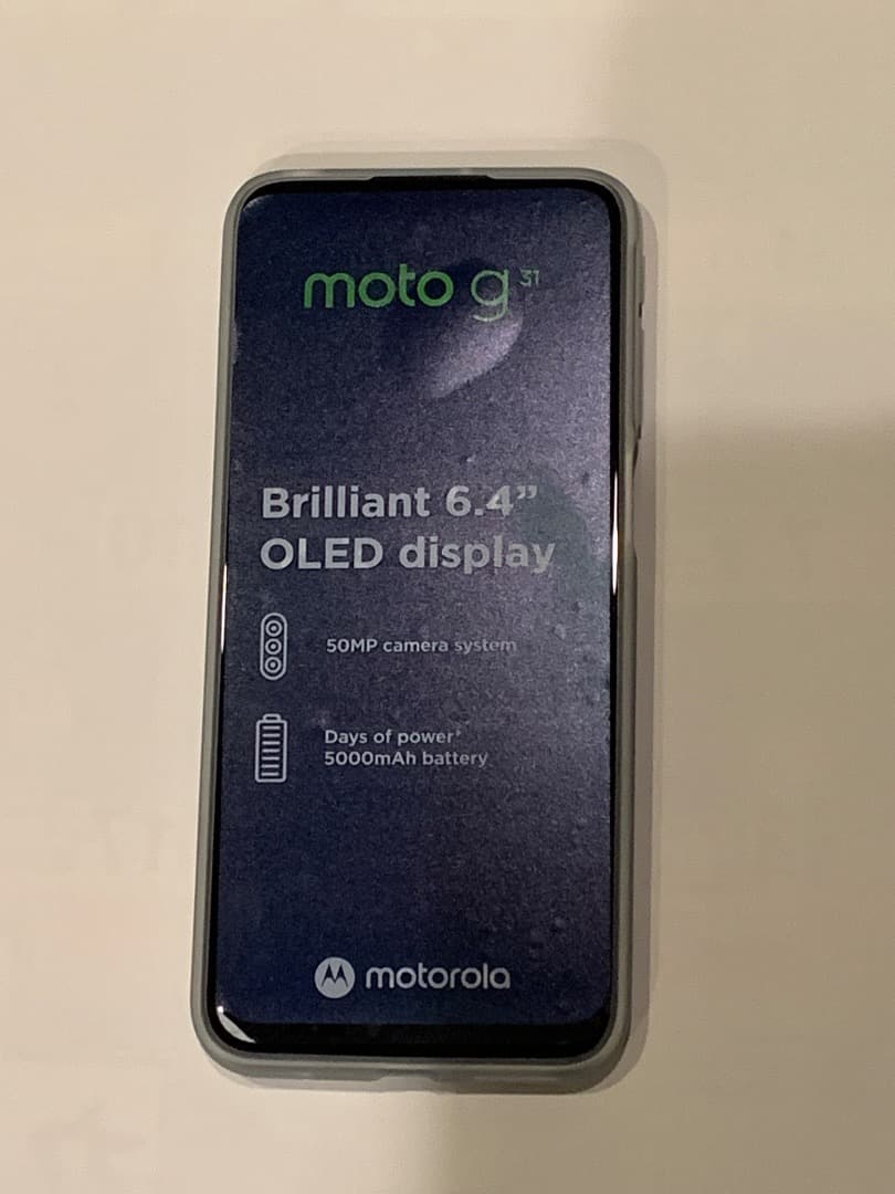 【新品未使用】モトローラ moto g31 本体