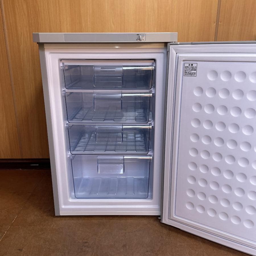 アイリスオーヤマ 85L 冷凍庫 1ドア 4段引き出し KUSD-9B-H