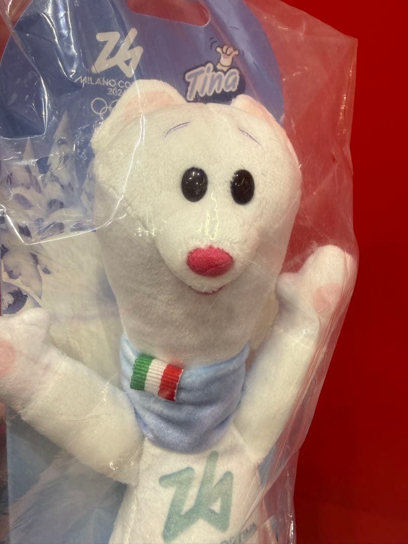 Tina ティナ ぬいぐるみマスコット ミラノ・コルティナ2026 27cm